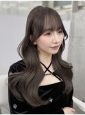 ☆韓国くびれヘア ショコラブラウン お顔周りカット☆