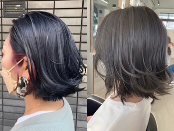 レンネ(Renee)の写真/ミニボブ・タッセルボブ等韓国風ショートスタイル定評あり＊ライン感と抜け感の絶妙なバランスで小顔見せ◎