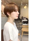 前髪長めショートボブ