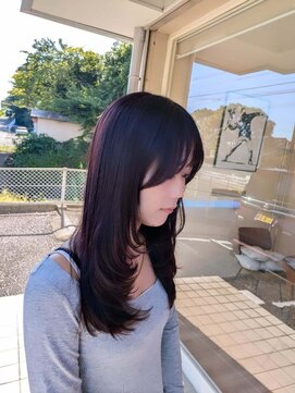 バーガンディカラー フェイスレイヤー