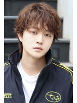 リークフー(Ree cu fuu)&nbsp;シースルーバングスパイラルパーマダウンパーマ