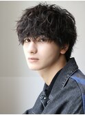 ツイストスパイラルパーマ波巻きパーマシャドウパーマメンズ