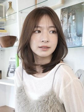 コレクティブワーク 表参道 渋谷(COLLECTIVE WORK) レイヤーカット レイヤー チョコレートカラー 透明感カラー