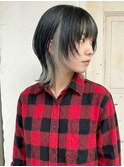 インナーカラー｜ウルフカット｜ダブルカラー