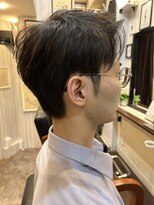 サロン ハナノ(Salon Hanano)&nbsp;メガネの似合うメンズセンターパート