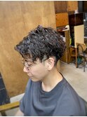 【山本智文】短髪ツイストスパイラルパーマパート