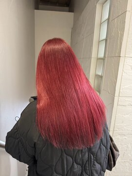 ブローチ(brooch) レッドカラー ケアブリーチ 静岡 草薙