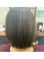 カミイロキレイ&nbsp;ツヤ感レイヤーボブ × 根元リタッチカラー