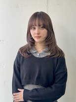 シンヘアー(SHIN HAIR)&nbsp;【横田芽衣】透明感たっぷり　ブラウンベージュ