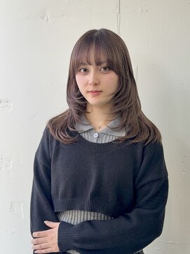 シンヘアー(SHIN HAIR) 【横田芽衣】透明感たっぷり　ブラウンベージュ