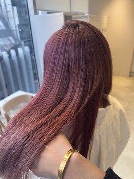 エイト ヘアサロン 渋谷本店(EIGHT) ピンクカラー