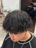 【メンズ限定】メンズカット＋ツイストスパイラルパーマ