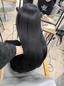【うねりを抑えて艶を出したい方◎】地毛風ストレート+髪質改善TR_￥26000 