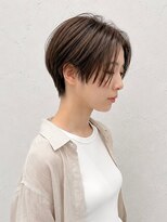 ダブル(W)&nbsp;透明感ブラウン/ショート/顔まわりカット/レイヤーカット