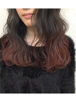 オルセン(OLSEN) 【 BALLOON HAIR表参道 】×ローズピンクグラデーション