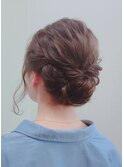シニヨンアレンジ