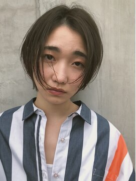 ベル 銀座並木通り店(Belle) 【大人可愛いエアリーショート】似合わせカット＊佐野　雄基