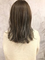 ヘアー リラクゼーション ドロップ 大森店(Hair relaxation drop) 【ハイライト】スモーキーマットアッシュ/オリーブベージュ