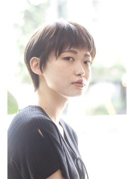 ツネ ヘアアンドヘッドスパ(TsuNE hair&head spa) 丸みショート 立体感カラー