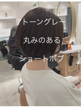 ロンド シャルム 吉祥寺(Lond charme) Lond吉祥寺【千田大地】グレージュナチュラルショートボブ