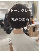 ロンド シャルム 吉祥寺(Lond charme) Lond吉祥寺【千田大地】グレージュナチュラルショートボブ