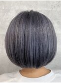ミニボブ、ラベンダーグレー