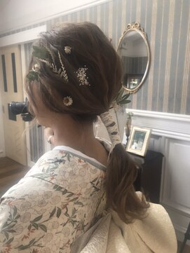 ヘアーズ 沖浜店(HAIRZ) 《HAIRZ》大岩☆ユルふわローポニー