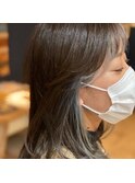 インナーカラーライトブルー
