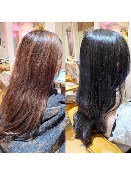 アヴァンス 天王寺店(AVANCE.) 印象の違い×ブルーブラック×透明感