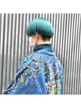 ボックスミコ(Box mico.) グリーンマッシュカラー