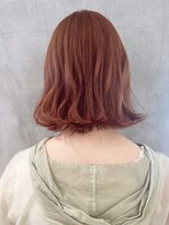 アイティーバイアルバム 八王子店(IT by ALBUM) オレンジボブ_くびれヘアビタミンカラーメルティカラー_ba343501