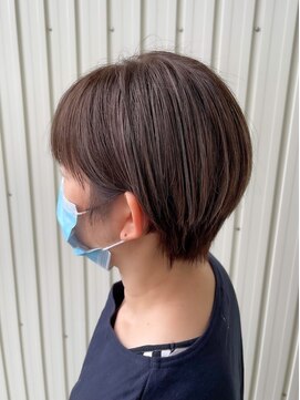 バルス(BLS) くびれショートボブ×ハイライト【髪質改善/デザインカラー】