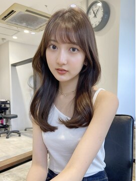 アリュウル 表参道(ALLURE) 表参道　顔まわりカット くびれヘア 艶カラーベージュカラー◎