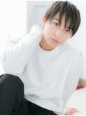 透けバングがポイント！小顔補正立体カットf古河20代30代40代 