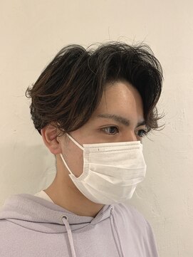 美容室 スタジアム(Stadium) 髪質改善　アップバングパーマデザイン