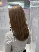 ロンドルーチェ 心斎橋(Lond luce)&nbsp;ダークアッシュ/ミディアムレイヤーカット［髪質改善/縮毛矯正］