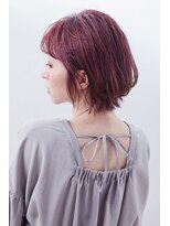 ユニックス モザイクモール港北店(UNIX)&nbsp;【UNIX港北店】カシスベージュボブ#暖色カラー#赤系カラー