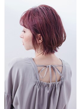 ユニックス モザイクモール港北店(UNIX) 【UNIX港北店】カシスベージュボブ#暖色カラー#赤系カラー