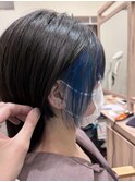 インナーカラー_耳かけショート