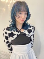 ギグスダブル 栄久屋大通店(gigs double)&nbsp;ミディアムウルフ/アンブレラカラー