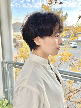 プライベートサロン キッテ(private salon kitte.) くせ毛風なパーマショート