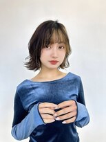 ルービック(Rubik's)&nbsp;インナーカラーベージュ小顔ニュアンスボブ10代20代30代