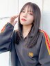 ★平日午後限定★カット+透明感カラー+ストレートパーマ￥14,000