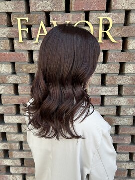 フェイバー 警固店(FAVOR) ピンクパープル/ピンクラベンダー/髪質改善/縮毛矯正/オージュア