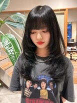 アルジャーノンシロ(ALGERNON shiro)&nbsp;ワンホン/レイヤー/韓国ヘア