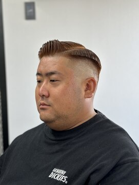 ヘアーラボ 樟葉(Hair Labo) サイドパート スキンフェード 枚方 南楠葉