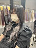 エクステインナーカラーグレーロング黒髪◎20代30代40代50代