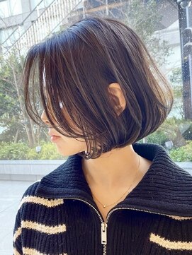 ピークアブー 原宿ハラカド(PEEK-A-BOO) 内巻きボブ/簡単スタイリング/多毛くせ毛/前髪なし/ボリューム