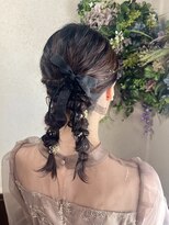 ヘアーズ ラブリージョブリー(hair's Lovely Jubbly) 【玉木】お呼ばれツイン編み下ろし