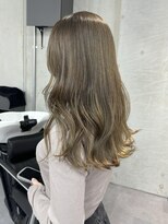 ハロ(Halo)&nbsp;ブリーチなしダブルカラー/オリーブベージュ/オリーブブラウン